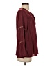 Hayden 100% Polyester Burgundy Long Sleeve Blouse Size S - photo 4