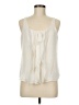 Ann Taylor LOFT 100% Polyester Ivory Sleeveless Blouse Size M (petite) - photo 1