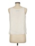 Ann Taylor LOFT 100% Polyester Ivory Sleeveless Blouse Size M (petite) - photo 2
