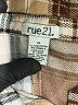 rue21 Plaid Brown Long Sleeve Blouse Size XL - photo 7