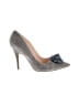 Kate Spade New York 100% Leather Gray Heels Size 8 1/2 - photo 1