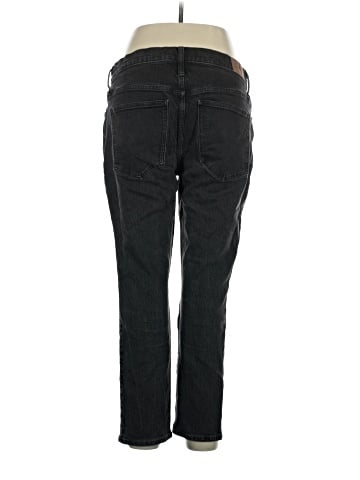Madewell The Mid-Rise Perfect Vintage Jeans in Clean Black Wash (view 2)