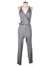 Lou & Grey Tweed Gray Jumpsuit Size M - photo 1