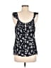 BILA 100% Rayon Black Tank Top Size L - photo 2