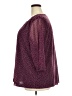 Croft & Barrow 100% Polyester Burgundy 3/4 Sleeve Blouse Size 3X - photo 5