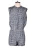 Vince. 100% Silk Print Blue Romper Size 6 - photo 1