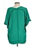 Lush 100% Polyester Green Short Sleeve Top Size L - photo 2