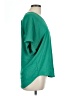 Lush 100% Polyester Green Short Sleeve Top Size L - photo 4