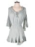 Blue B 100% Rayon Gray Green Casual Dress Size S - photo 1