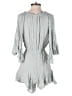 Blue B 100% Rayon Gray Green Casual Dress Size S - photo 2