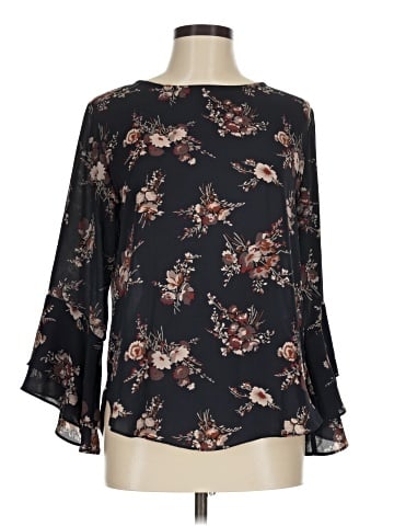 Veronica M. Long Sleeve Blouse (view 1)