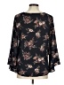 Veronica M. Black Long Sleeve Blouse Size M - photo 2