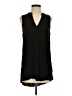 Adam Levine 100% Rayon Black Sleeveless Button-Down Shirt Size S - photo 1