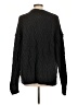 Free People Solid Black Pullover Sweater Size L - photo 2
