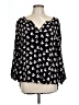 Sanctuary 100% Rayon Black 3/4 Sleeve Blouse Size L - photo 1