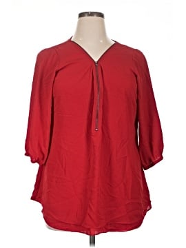 City Chic 3/4 Sleeve Blouse (view 1)