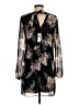 BCBGeneration 100% Polyester Floral Black Casual Dress Size XS - photo 2