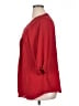City Chic 100% Polyester Red 3/4 Sleeve Blouse Size 16 Plus (S) - photo 5