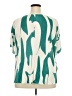 Shein Curve Green Short Sleeve Blouse Size 3X - photo 2