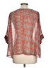 Sugar Lips 100% Polyester Orange 3/4 Sleeve Blouse Size L (estimated) - photo 2