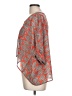 Sugar Lips 100% Polyester Orange 3/4 Sleeve Blouse Size L (estimated) - photo 5