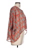 Sugar Lips 100% Polyester Orange 3/4 Sleeve Blouse Size L (estimated) - photo 4