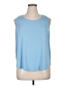 Tek Gear 100% Polyester Blue Sleeveless T-Shirt Size 1X - photo 1