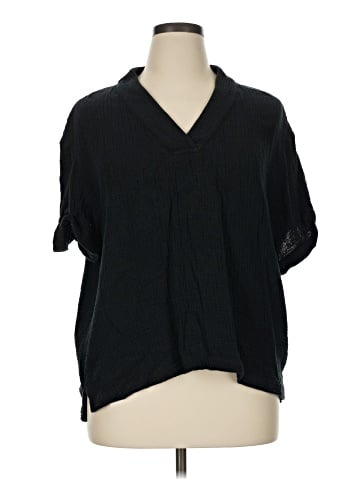 Saks Fifth Avenue Short Sleeve Blouse (view 1)