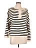 Blu Pepper Stripes Ivory Pullover Sweater Size L - photo 1