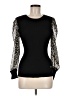 DKNY Animal Print Black Pullover Sweater Size M (estimated) - photo 1