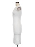 De Collection Solid White Casual Dress Size M - photo 5