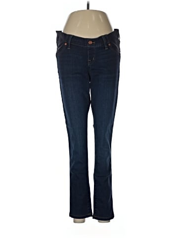 Madewell Maternity Side-Panel Skinny Jeans in Woodland Wash: Adjustable TENCEL&trade; Denim Edition (view 1)