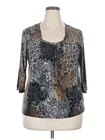 Suzie In The City 3/4 Sleeve Top (view 1)