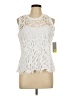 Valerie Stevens 100% Polyester White Sleeveless Blouse Size L - photo 1