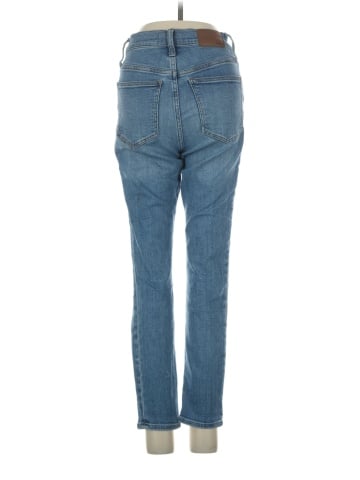 Madewell 9" Mid-Rise Skinny Crop Jeans: Button-Front TENCEL&trade; Denim Edition (view 2)