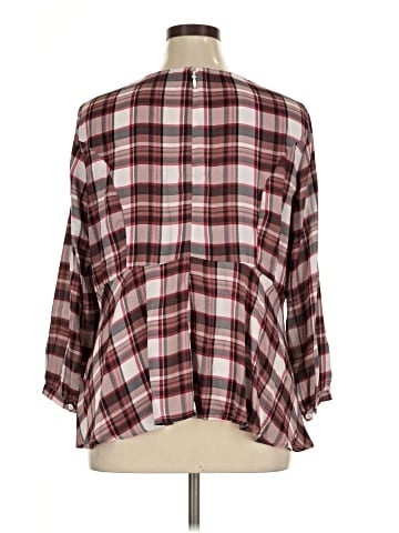 Torrid 3/4 Sleeve Blouse (view 2)