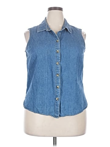 Cherokee Denim Vest (view 1)