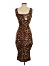 Sofia by Sofia Vergara Animal Print Brown Cocktail Dress Size S - photo 2