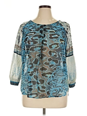 Ali Miles 3/4 Sleeve Blouse (view 1)