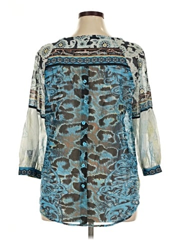 Ali Miles 3/4 Sleeve Blouse (view 2)