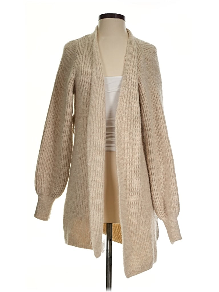 Pre-owned Topshop Cardigan Sweater In Tan