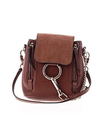 Chloé Mini Faye Leather Backpack (view 1)
