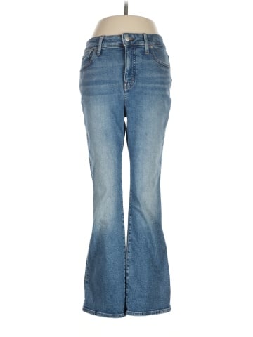 Madewell Curvy Kick Out Crop Jeans in Oneida Wash (view 1)
