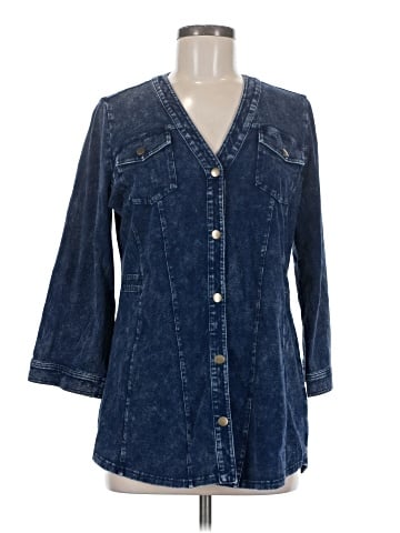 Soft Surroundings Long Sleeve Button-Down Shirt (view 1)