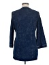 Soft Surroundings Blue Long Sleeve Button-Down Shirt Size M - photo 2