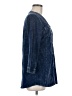 Soft Surroundings Blue Long Sleeve Button-Down Shirt Size M - photo 4