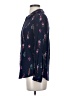 Joules 100% Viscose Print Blue Long Sleeve Blouse Size 2 - photo 5
