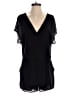 Fab'rik 100% Polyester Solid Black Romper Size M - photo 1