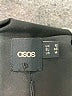 ASOS 100% Polyester Solid Black Casual Dress Size 14 - photo 7