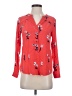Joules 100% Viscose Floral Red 3/4 Sleeve Blouse Size 4 - photo 1